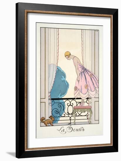 The Mouse, from 'Falbalas and Fanfreluches, Almanach des Modes Présentes, P-Georges Barbier-Framed Giclee Print