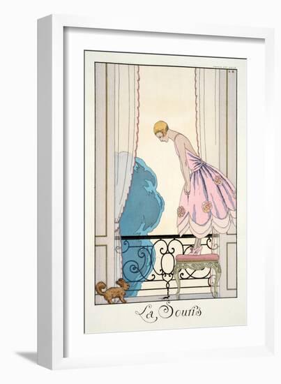 The Mouse, from 'Falbalas and Fanfreluches, Almanach des Modes Présentes, P-Georges Barbier-Framed Giclee Print