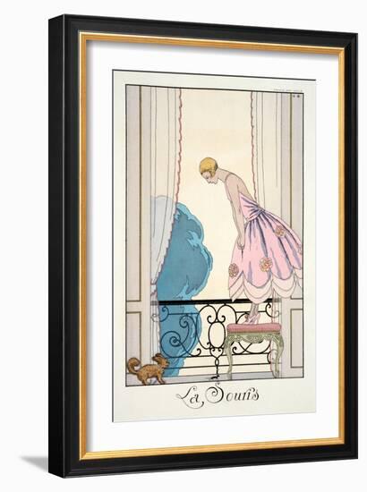 The Mouse, from 'Falbalas and Fanfreluches, Almanach des Modes Présentes, P-Georges Barbier-Framed Giclee Print