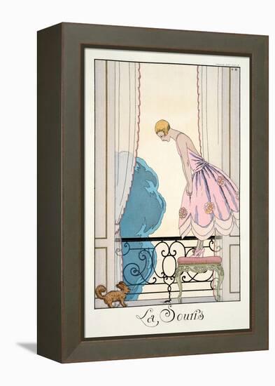 The Mouse, from 'Falbalas and Fanfreluches, Almanach des Modes Présentes, P-Georges Barbier-Framed Premier Image Canvas