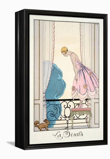 The Mouse, from 'Falbalas and Fanfreluches, Almanach des Modes Présentes, P-Georges Barbier-Framed Premier Image Canvas