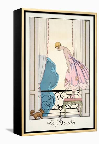 The Mouse, from 'Falbalas and Fanfreluches, Almanach des Modes Présentes, P-Georges Barbier-Framed Premier Image Canvas