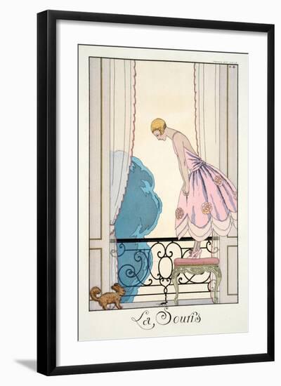 The Mouse, from 'Falbalas and Fanfreluches, Almanach des Modes Présentes, P-Georges Barbier-Framed Giclee Print