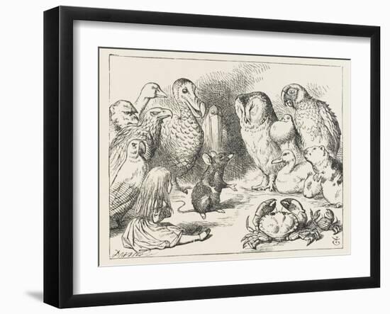 The Mouse Holds Court-John Tenniel-Framed Premium Photographic Print