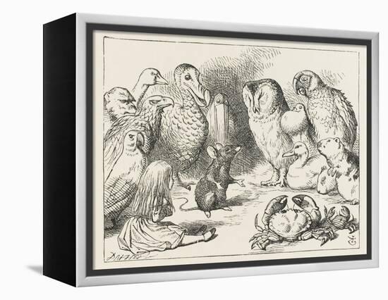 The Mouse Holds Court-John Tenniel-Framed Premier Image Canvas