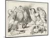 The Mouse Holds Court-John Tenniel-Mounted Photographic Print