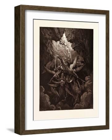 The Mouth of Hell Gustave Dore Print Wall Art Dante Wall 