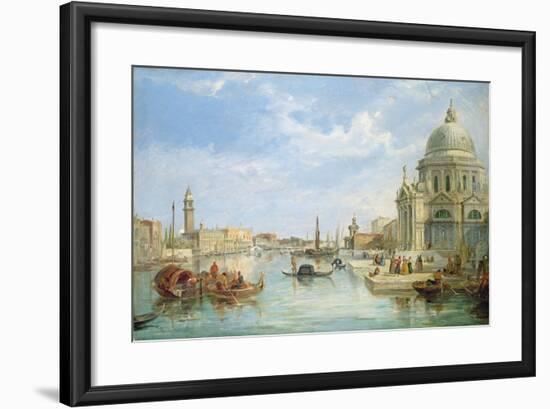 The Mouth of the Grand Canal, Venice, with Santa Maria Della Salute-Egidio Coppola-Framed Giclee Print