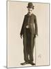 The Movie Legend Charlie Chaplin in Classic Pose-null-Mounted Photographic Print