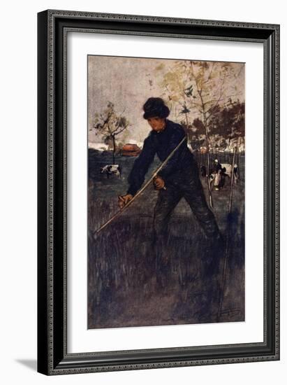 The Mower, 1904-Nico Jungman-Framed Giclee Print