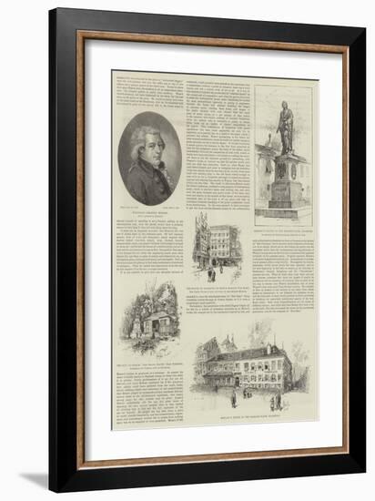 The Mozart Centenary-Herbert Railton-Framed Giclee Print