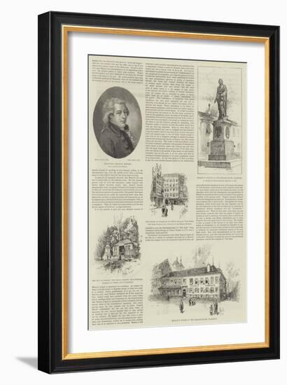 The Mozart Centenary-Herbert Railton-Framed Giclee Print