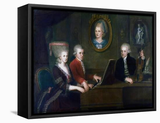 The Mozart Family, 1780-1781-Johann Nepomuk della Croce-Framed Premier Image Canvas