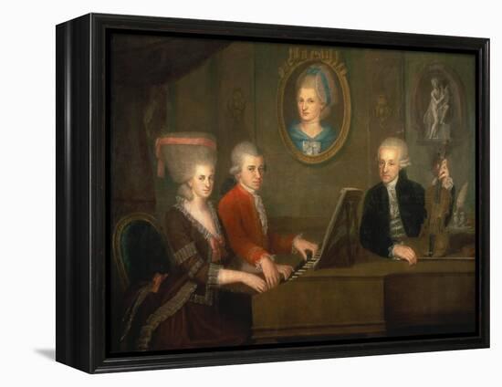 The Mozart Family, 1780-81-Johann Nepomuk della Croce-Framed Premier Image Canvas