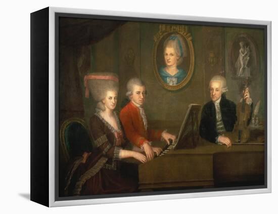 The Mozart Family, 1780-81-Johann Nepomuk della Croce-Framed Premier Image Canvas