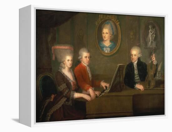 The Mozart Family, 1780-81-Johann Nepomuk della Croce-Framed Premier Image Canvas