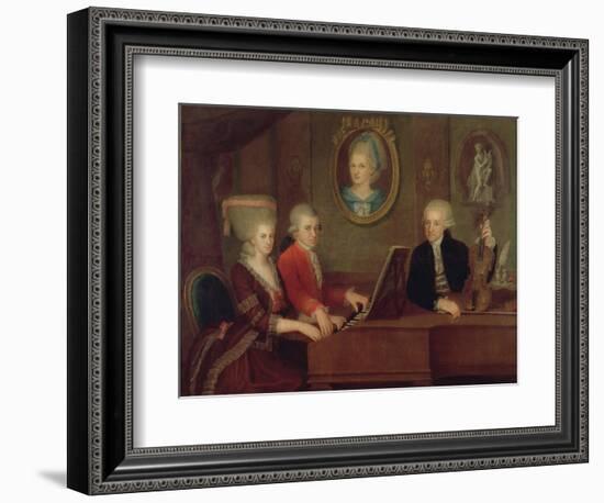 The Mozart Family, 1780-81-Johann Nepomuk della Croce-Framed Giclee Print