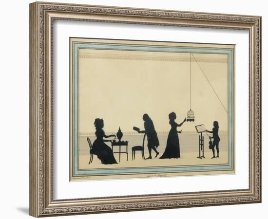 The Mozart Family. Ca. 1763-Cormontelle Louis Carrogis-Framed Giclee Print