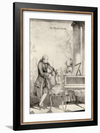 The Mozart Family-null-Framed Art Print