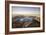 The Mt. Rinjani Crater and a Shadow Cast from the Peak at Sunrise-John Crux-Framed Photographic Print