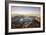 The Mt. Rinjani Crater and a Shadow Cast from the Peak at Sunrise-John Crux-Framed Photographic Print