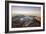 The Mt. Rinjani Crater and a Shadow Cast from the Peak at Sunrise-John Crux-Framed Photographic Print