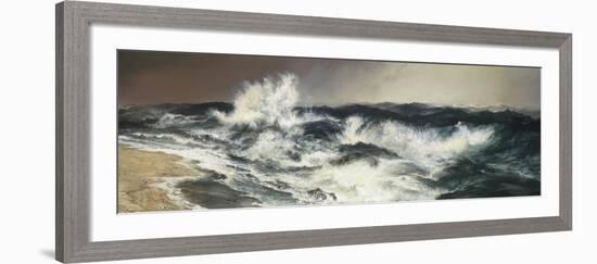 The Much Resounding Sea, 1884-Thomas Moran-Framed Art Print