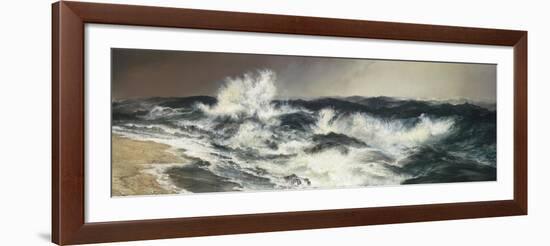 The Much Resounding Sea, 1884-Thomas Moran-Framed Art Print