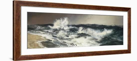 The Much Resounding Sea, 1884-Thomas Moran-Framed Art Print