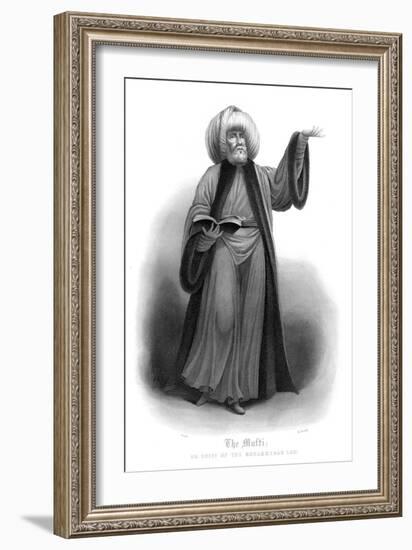 The Mufti, Chief of Mohammedan Law-James Gardner-Framed Giclee Print