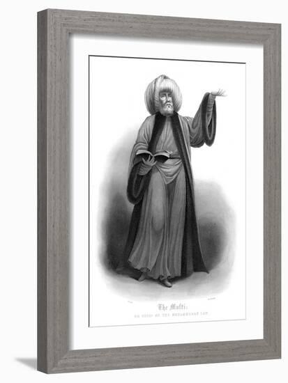 The Mufti, Chief of Mohammedan Law-James Gardner-Framed Giclee Print