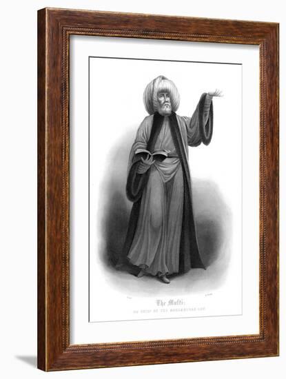 The Mufti, Chief of Mohammedan Law-James Gardner-Framed Giclee Print