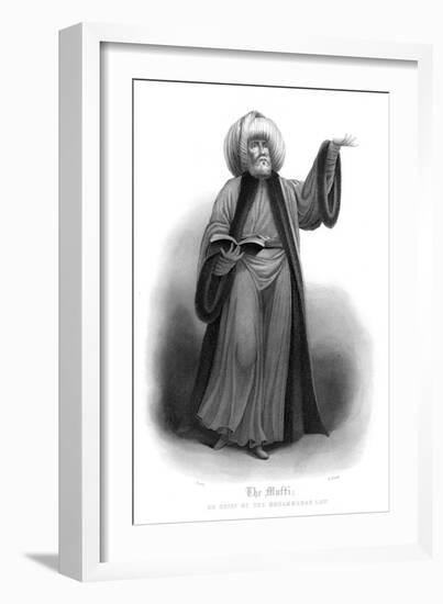 The Mufti, Chief of Mohammedan Law-James Gardner-Framed Giclee Print