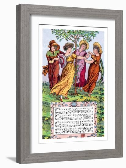 The Mulberry Bush, c.1885-Walter Crane-Framed Art Print