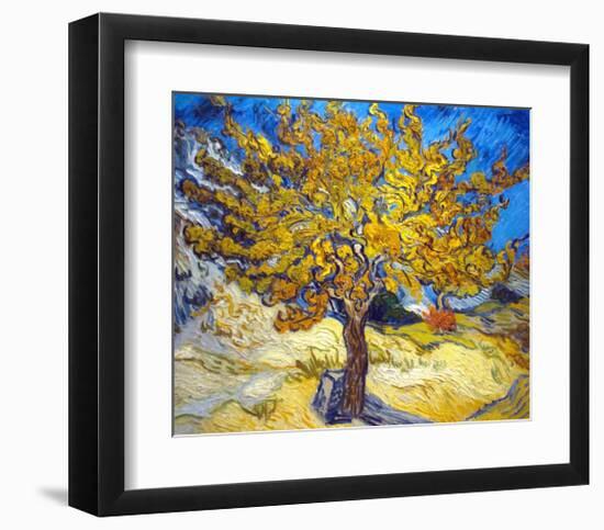 The Mulberry Tree-Vincent Van Gogh-Framed Art Print