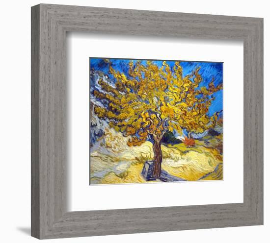 The Mulberry Tree-Vincent Van Gogh-Framed Art Print