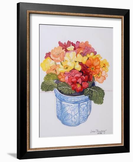 The Multicoloured Primrose 2011-Joan Thewsey-Framed Giclee Print