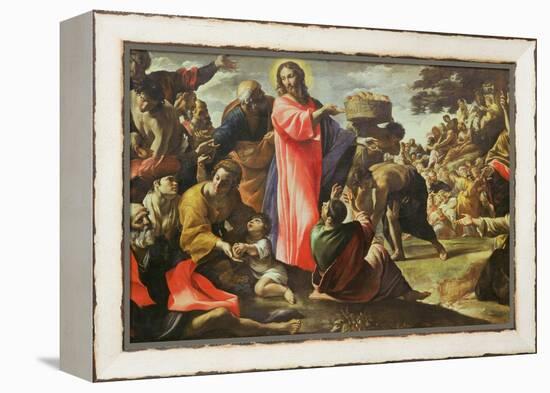 The Multiplication of the Loaves and Fishes, 1620-5-Giovanni Lanfranco-Framed Premier Image Canvas