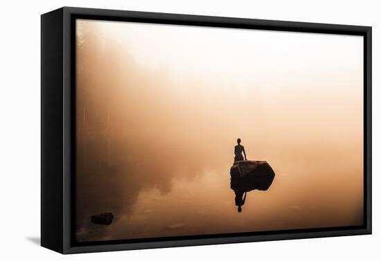 The Mummel Lake Mermaid-Philippe Saint-Laudy-Framed Premier Image Canvas