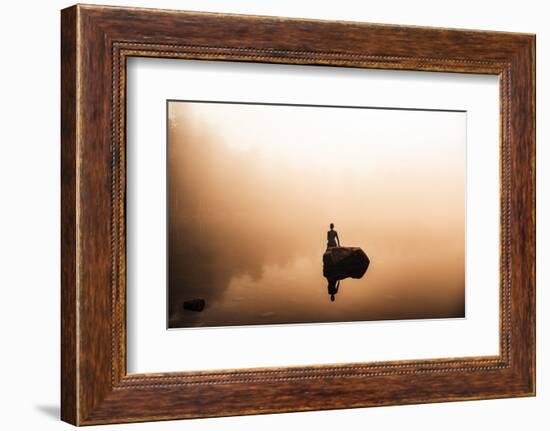 The Mummel Lake Mermaid-Philippe Saint-Laudy-Framed Photographic Print