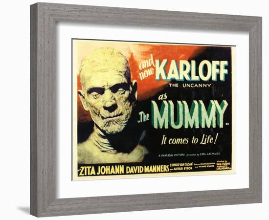 The Mummy, 1932-null-Framed Art Print