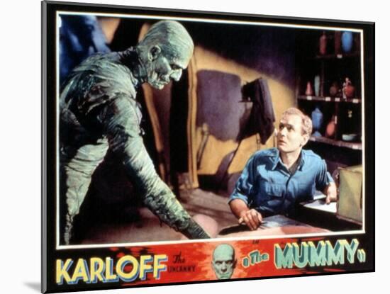 The Mummy, Boris Karloff, Bramwell Fletcher, 1932-null-Mounted Art Print