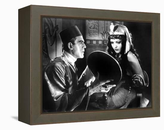 The Mummy, Boris Karloff, Zita Johann, 1932-null-Framed Stretched Canvas