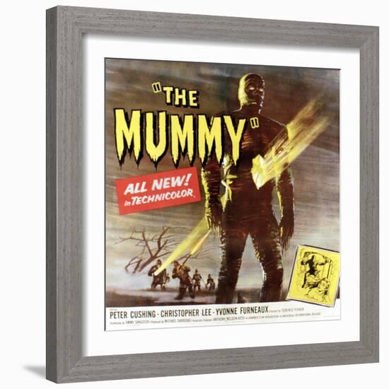 The Mummy, Christopher Lee, 1959-null-Framed Photo
