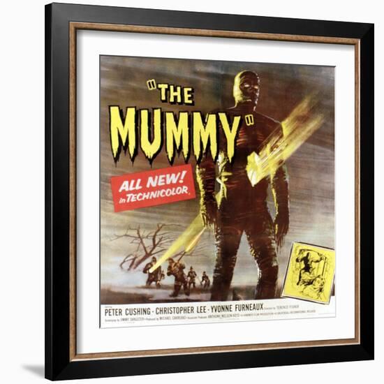 The Mummy, Christopher Lee, 1959-null-Framed Photo