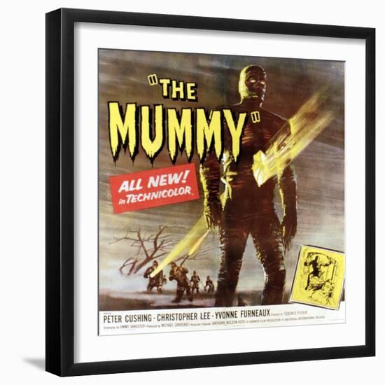 The Mummy, Christopher Lee, 1959-null-Framed Photo