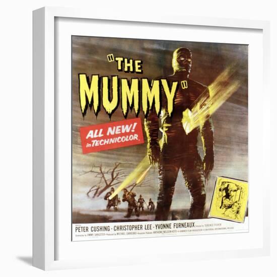 The Mummy, Christopher Lee, 1959-null-Framed Photo