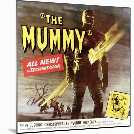 The Mummy, Christopher Lee, 1959-null-Mounted Photo