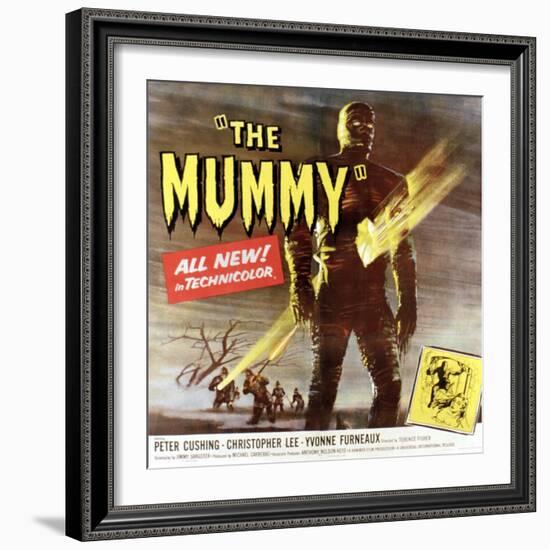 The Mummy, Christopher Lee, 1959-null-Framed Photo