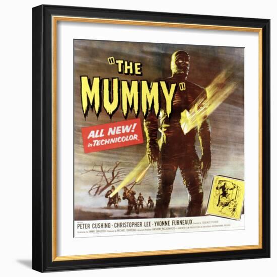 The Mummy, Christopher Lee, 1959-null-Framed Photo